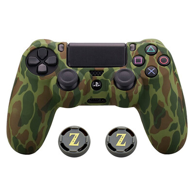 Kamuflažni silikonski gumeni gel za Sony Ps4 Slim/pro Controller Cover Zaštitna torbica za Ps4 bežični kontroler Dodatak