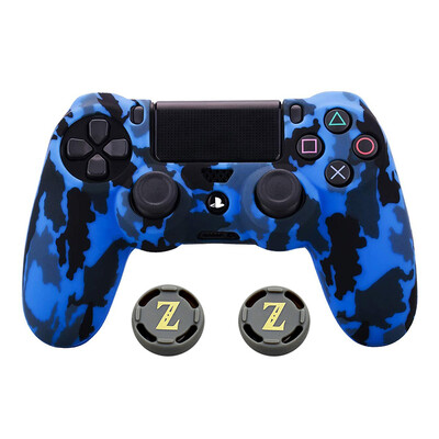 Kamuflažni silikonski gumeni gel za Sony Ps4 Slim/pro Controller Cover Zaštitna torbica za Ps4 bežični kontroler Dodatak