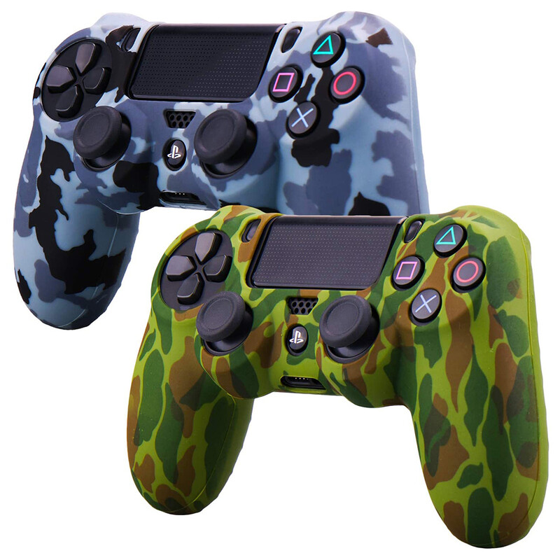 Kamuflažni silikonski gumeni gel za Sony Ps4 Slim/pro Controller Cover Zaštitna torbica za Ps4 bežični kontroler Dodatak