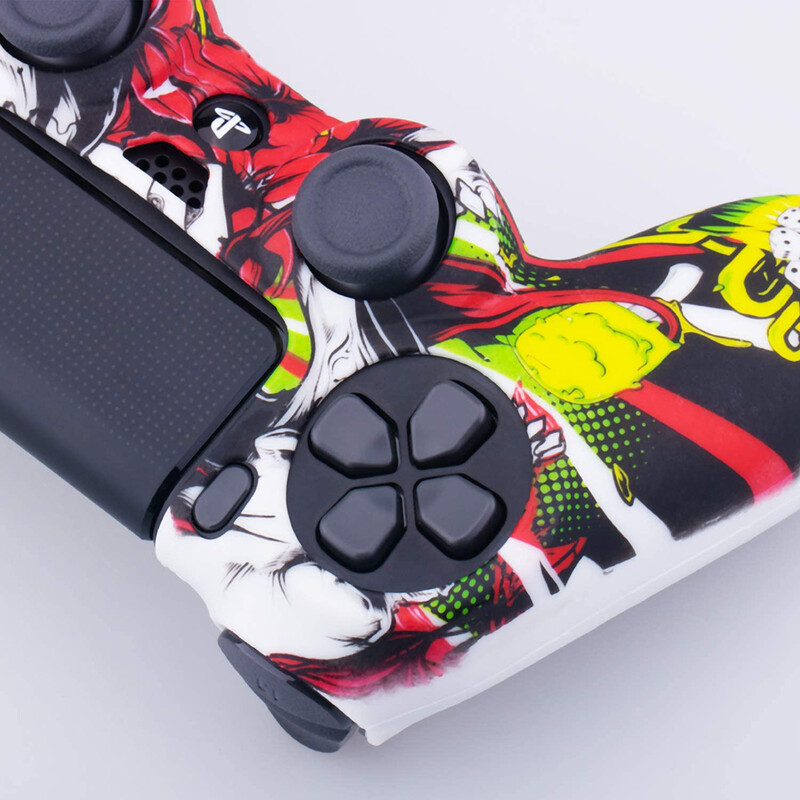 Kamuflažni silikonski gumeni gel za Sony Ps4 Slim/pro Controller Cover Zaštitna torbica za Ps4 bežični kontroler Dodatak