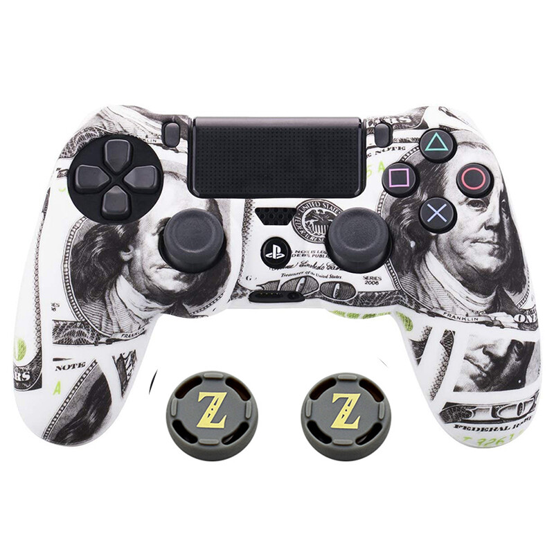 Kamuflažni silikonski gumeni gel za Sony Ps4 Slim/pro Controller Cover Zaštitna torbica za Ps4 bežični kontroler Dodatak