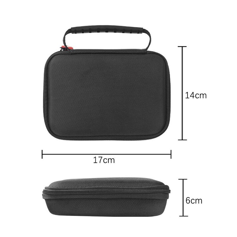 Dėklas Anbernic RG40XXV rankiniam žaidimų konsolės krepšiui su rankena, apsaugine rankena, kietas nešiojamasis kelioninis nešiojimo dėklas su kišenėmis