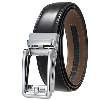 Diržas vyrams Automatinis Natūralios Odinis Diržas Vyriškas Odinis Ratchet Reguliuojamas Tikros Ratchet Odos Suknelių Dizaineris