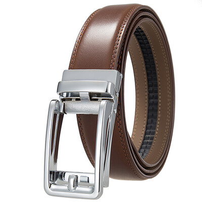 Diržas vyrams Automatinis Natūralios Odinis Diržas Vyriškas Odinis Ratchet Reguliuojamas Tikros Ratchet Odos Suknelių Dizaineris