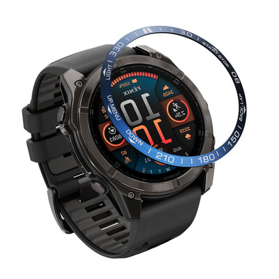 Metāla rāmis Garmin Fenix 8 47mm 51mm Pulksteņa piederumi Bufera vāciņš Garmin Fenix8 Shell rāmja aizsargmaciņam