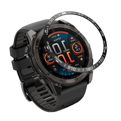 Metāla rāmis Garmin Fenix 8 47mm 51mm Pulksteņa piederumi Bufera vāciņš Garmin Fenix8 Shell rāmja aizsargmaciņam