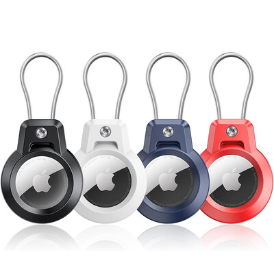 Για Apple AirTag Θήκη AirTag Θήκη μπρελόκ με συρμάτινο καλώδιο 360 μοιρών Προστατευτικό για το σακίδιο αποσκευών Κλειδιά κατοικίδιων ζώων Θήκη AirTag