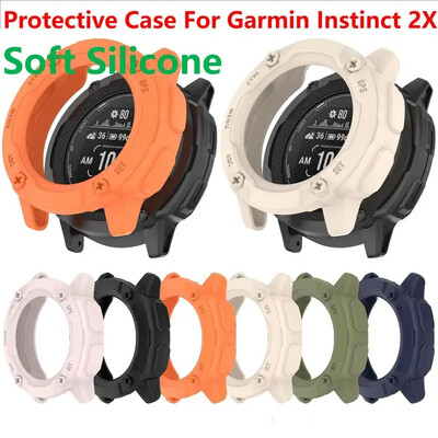 TPU védőtok burkolat Garmin Instinct 2X Smart Watch szíjhoz Puha szilikon lökhárítóvédő héj Tartozékok Instinct2X