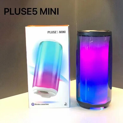 PULSE 5 Family K Song Bluetooth garsiakalbis, nešiojamas kolonėlė RGB Light Audio Boombox lauko vandeniui atsparus žemųjų dažnių garsiakalbis su mikrofono muzikos dėžute