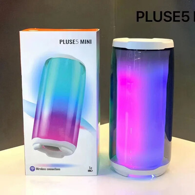 PULSE 5 Family K Song Bluetooth garsiakalbis, nešiojamas kolonėlė RGB Light Audio Boombox lauko vandeniui atsparus žemųjų dažnių garsiakalbis su mikrofono muzikos dėžute