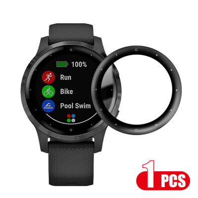 Zaštita zaslona za Garmin Vivoactive 4 4s 20D Curved Edge Full Coverage Meka zaštitna folija za Garmin Active S (nije staklo)