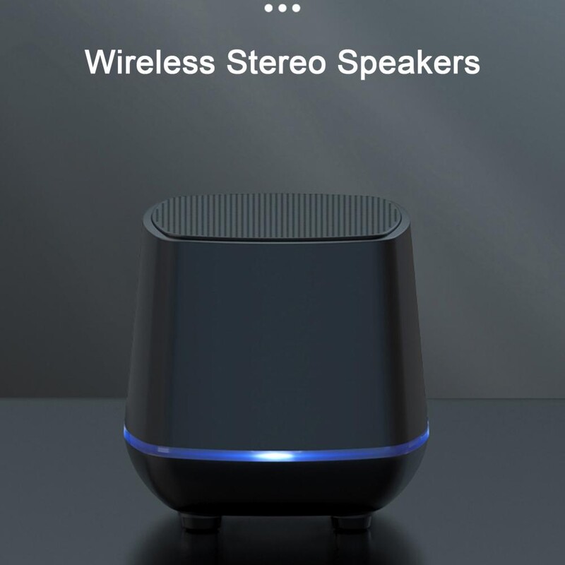 Lengva naudoti USB garsiakalbis Aukšto tikslumo su „Bluetooth“ suderinamas garsiakalbis, skirtas namų biurui Mini nešiojamasis USB maitinamas nešiojamojo kompiuterio garsiakalbis