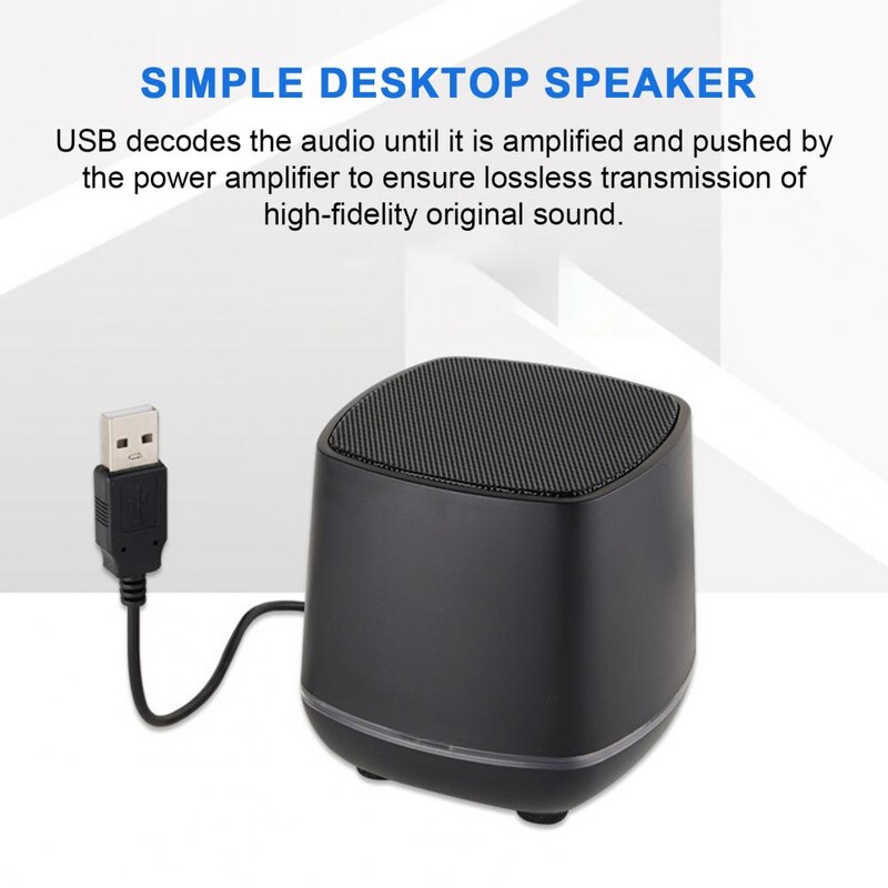 Lengva naudoti USB garsiakalbis Aukšto tikslumo su „Bluetooth“ suderinamas garsiakalbis, skirtas namų biurui Mini nešiojamasis USB maitinamas nešiojamojo kompiuterio garsiakalbis