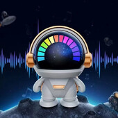 Vesmírny robotický subwoofer Bluetooth reproduktor Vonkajší Nový bezdrôtový Bluetooth astronaut astronaut reproduktor TWS dvojkúsok roztomilý stolný darček