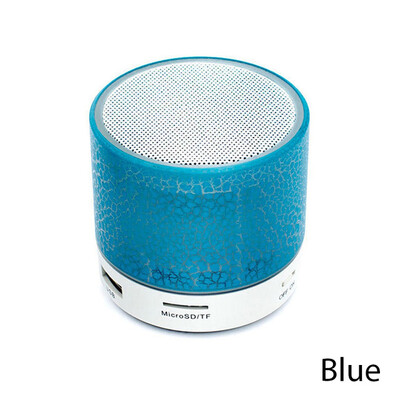 Bluetooth mini skaļrunis bezvadu skaļrunis krāsains LED TF karte USB zemfrekvences skaļrunis pārnēsājams MP3 mūzikas skaņas kolonna automašīnas datora viedtālrunim