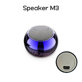 M3 bezvadu Bluetooth skaļrunis skaņas kastes auditorija metāla stereo telpiskās zemfrekvences skaļrunis mazs mini pārnēsājams Bluetooth skaļrunis