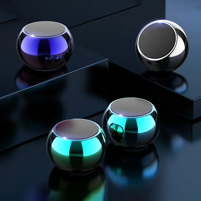 M3 belaidis „Bluetooth“ garsiakalbis, garso dėžutė, auditorija, metalinis erdvinis žemųjų dažnių garsiakalbis, mažas mini nešiojamasis „Bluetooth“ garsiakalbis