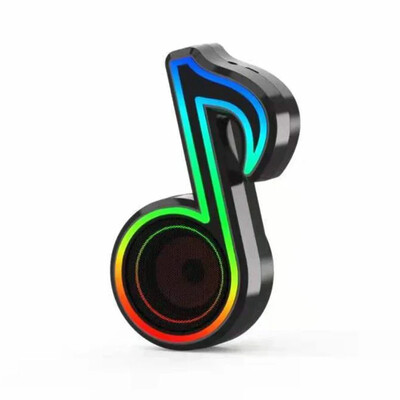 Belaidis garsiakalbis su stereo režimu ir RGB aplinkos apšvietimu nešiojamiems susibūrimams namuose, viso diapazono „Bluetooth“ garsiakalbis, skirtas TF