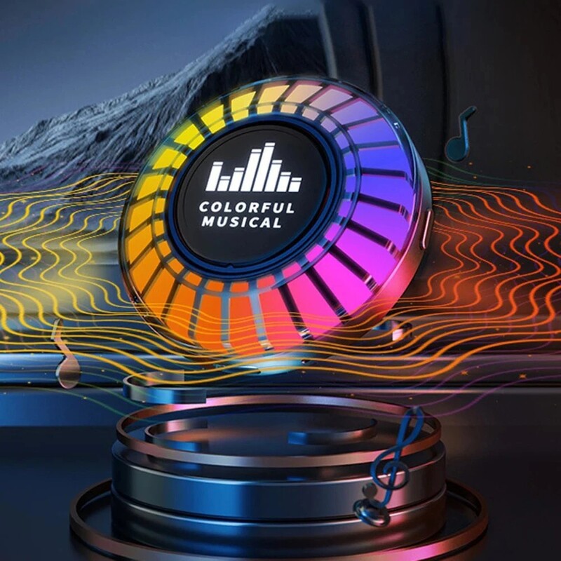 Bluetooth hangszóró Hordozható Led Atmoszférikus Fény High Fidelity sztereó bár vezeték nélküli csontvezetés Bluetooth hangszóró