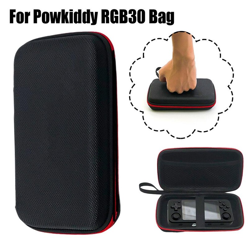 Prenosné puzdro pre vreckovú hernú konzolu Powkiddy RGB30 ANBERNIC RG405V RG35XX H, úložné vrecko z EVA nylonu so zipsom B5O7
