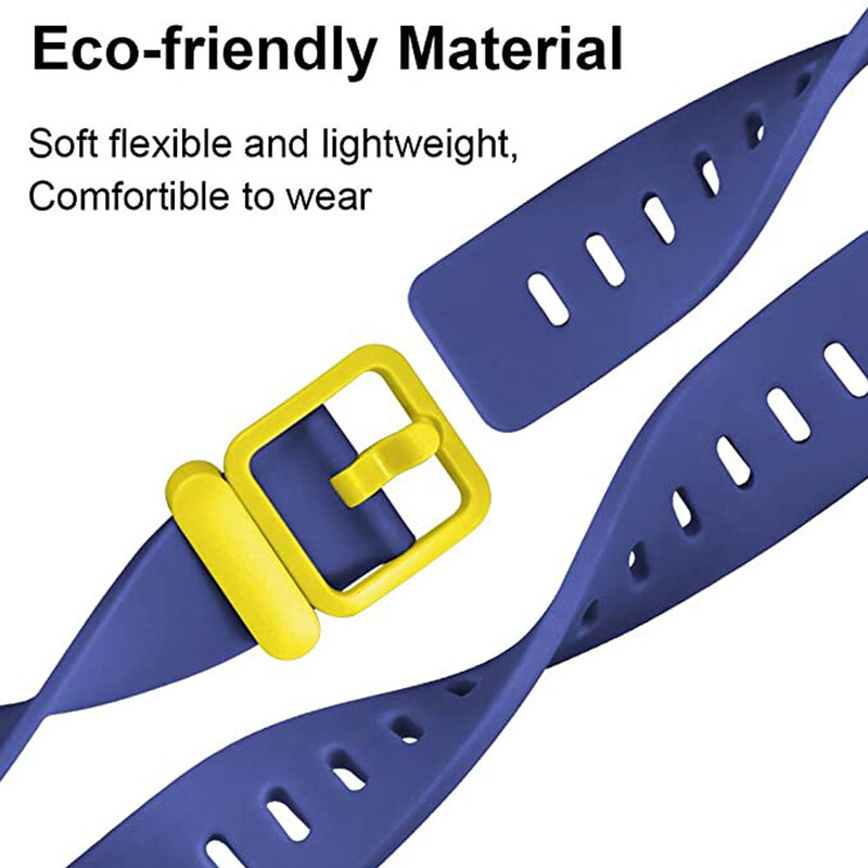 Balenie 5 náramkov kompatibilných s Fitbit Ace 2, mäkký silikónový vodotesný náramok, príslušenstvo pre športové hodinky, náramky pre Fitbit