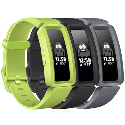 3 apyrankės, suderinamos su „Fitbit Ace 2“ laikrodžio apyrankės pakeitimo apyrankę, skirtą „Fitbit Inspire HR/Inspire/ACE2“