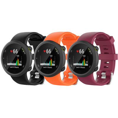 Έξυπνο λουράκι ρολογιού 3 τεμαχίων σιλικόνης για Garmin Forerunner 45 45s Sport Strap με εργαλείο For Garmin Swim 2 Bracelet