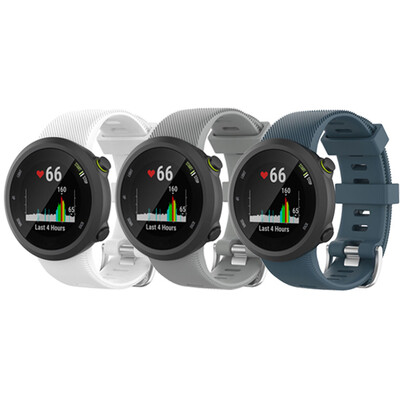 Έξυπνο λουράκι ρολογιού 3 τεμαχίων σιλικόνης για Garmin Forerunner 45 45s Sport Strap με εργαλείο For Garmin Swim 2 Bracelet