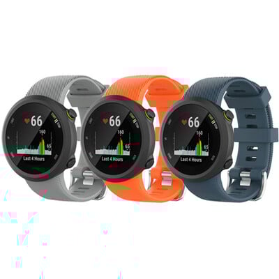 Έξυπνο λουράκι ρολογιού 3 τεμαχίων σιλικόνης για Garmin Forerunner 45 45s Sport Strap με εργαλείο For Garmin Swim 2 Bracelet