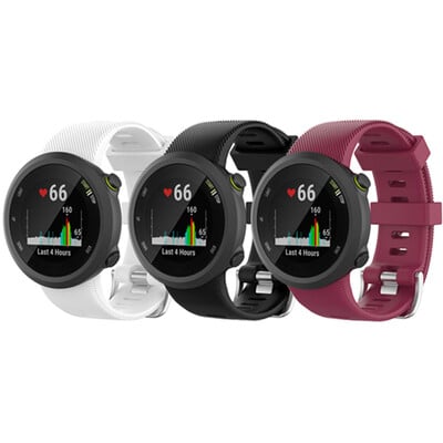 Έξυπνο λουράκι ρολογιού 3 τεμαχίων σιλικόνης για Garmin Forerunner 45 45s Sport Strap με εργαλείο For Garmin Swim 2 Bracelet