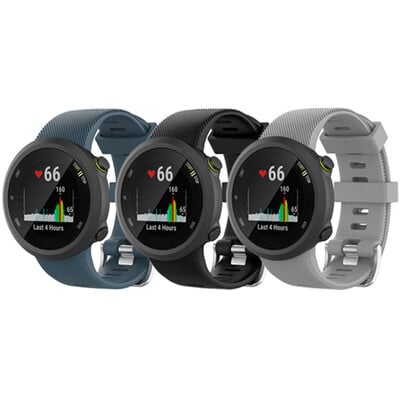 Έξυπνο λουράκι ρολογιού 3 τεμαχίων σιλικόνης για Garmin Forerunner 45 45s Sport Strap με εργαλείο For Garmin Swim 2 Bracelet