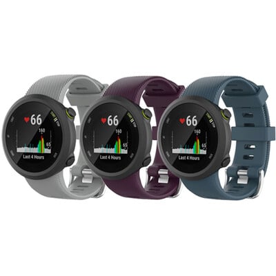 Έξυπνο λουράκι ρολογιού 3 τεμαχίων σιλικόνης για Garmin Forerunner 45 45s Sport Strap με εργαλείο For Garmin Swim 2 Bracelet