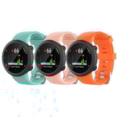 Έξυπνο λουράκι ρολογιού 3 τεμαχίων σιλικόνης για Garmin Forerunner 45 45s Sport Strap με εργαλείο For Garmin Swim 2 Bracelet