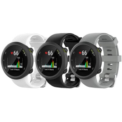 Έξυπνο λουράκι ρολογιού 3 τεμαχίων σιλικόνης για Garmin Forerunner 45 45s Sport Strap με εργαλείο For Garmin Swim 2 Bracelet