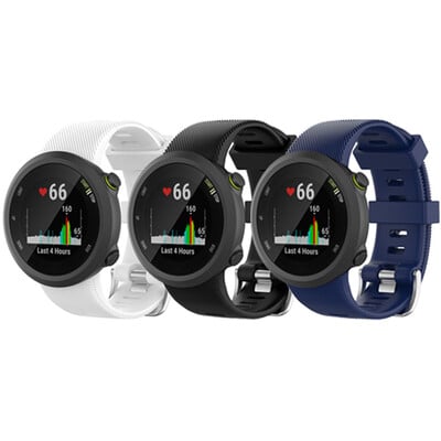 Έξυπνο λουράκι ρολογιού 3 τεμαχίων σιλικόνης για Garmin Forerunner 45 45s Sport Strap με εργαλείο For Garmin Swim 2 Bracelet