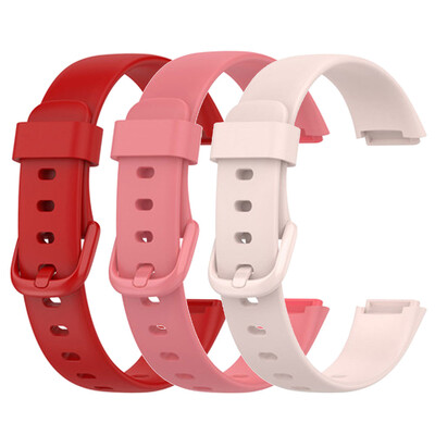 3PCS Mekani silikonski remen za Fitbit Luxe Smart Watch Narukvica Narukvica Remen za sat Zamjenski remen za Fitbit Luxe dodatke