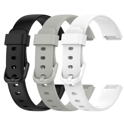 3PCS Mekani silikonski remen za Fitbit Luxe Smart Watch Narukvica Narukvica Remen za sat Zamjenski remen za Fitbit Luxe dodatke
