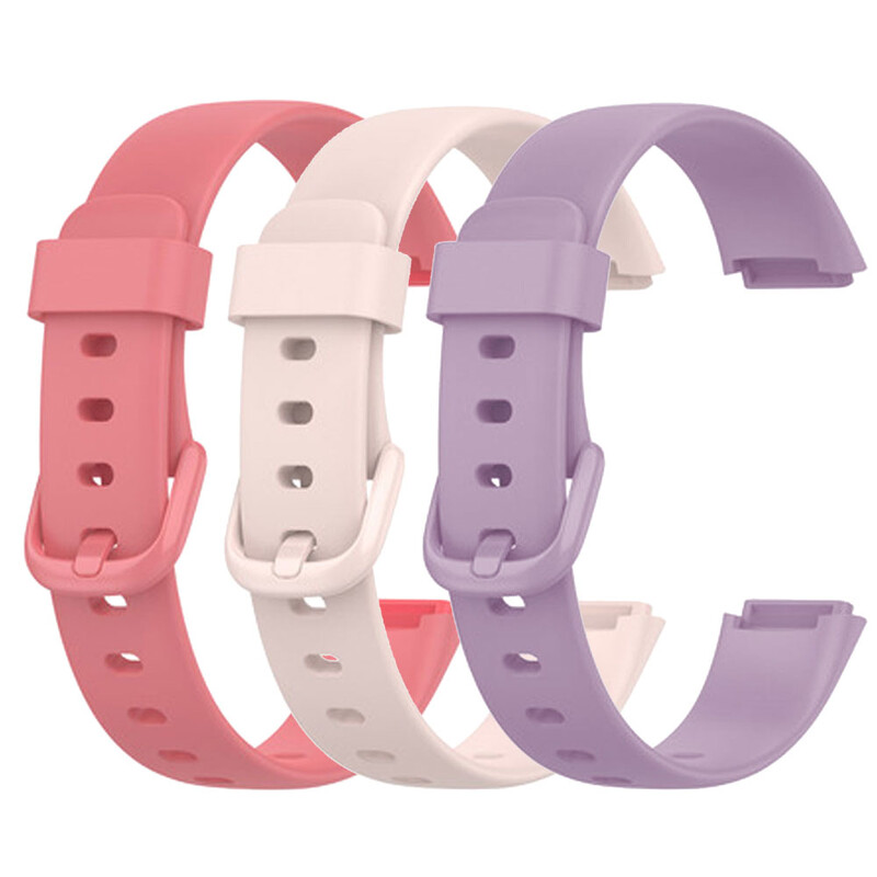 3PCS Mekani silikonski remen za Fitbit Luxe Smart Watch Narukvica Narukvica Remen za sat Zamjenski remen za Fitbit Luxe dodatke