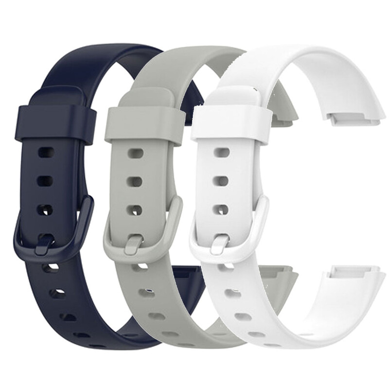 3PCS Mekani silikonski remen za Fitbit Luxe Smart Watch Narukvica Narukvica Remen za sat Zamjenski remen za Fitbit Luxe dodatke
