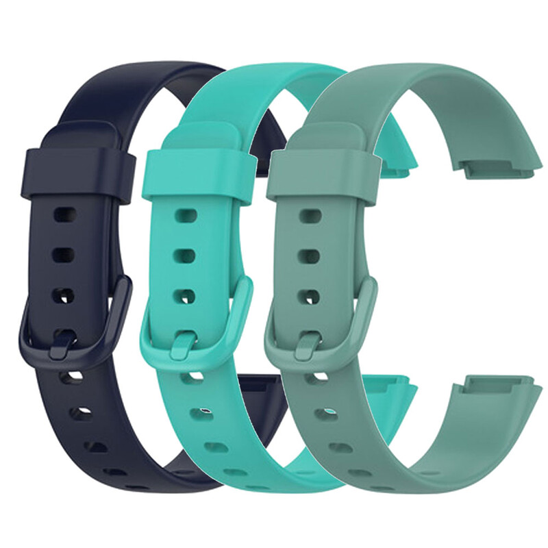 3PCS Mekani silikonski remen za Fitbit Luxe Smart Watch Narukvica Narukvica Remen za sat Zamjenski remen za Fitbit Luxe dodatke