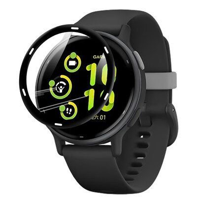 5/3/2/1 ks Ochranné fólie z mäkkého skla s plným krytom pre športové hodinky Garmin Vivoactive 5, vodotesné ochranné fólie