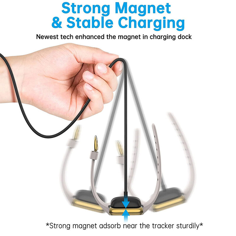 USB kabel za punjenje za Fitbit Charge 5 6 sat, zamjenski adapter za punjač za Fitbit Luxe Smartwatch, pametne dodatke