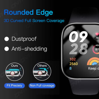 5D меко защитно фолио за Xiaomi Redmi Watch 3 HD протектор за екран за аксесоари за смарт часовник Redmi Watch 3 (не е стъкло)