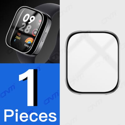 Film protector moale 5D pentru Xiaomi Redmi Watch 3 Protector de ecran HD pentru Redmi Watch 3 Accesorii pentru ceasuri inteligente (nu sticla)