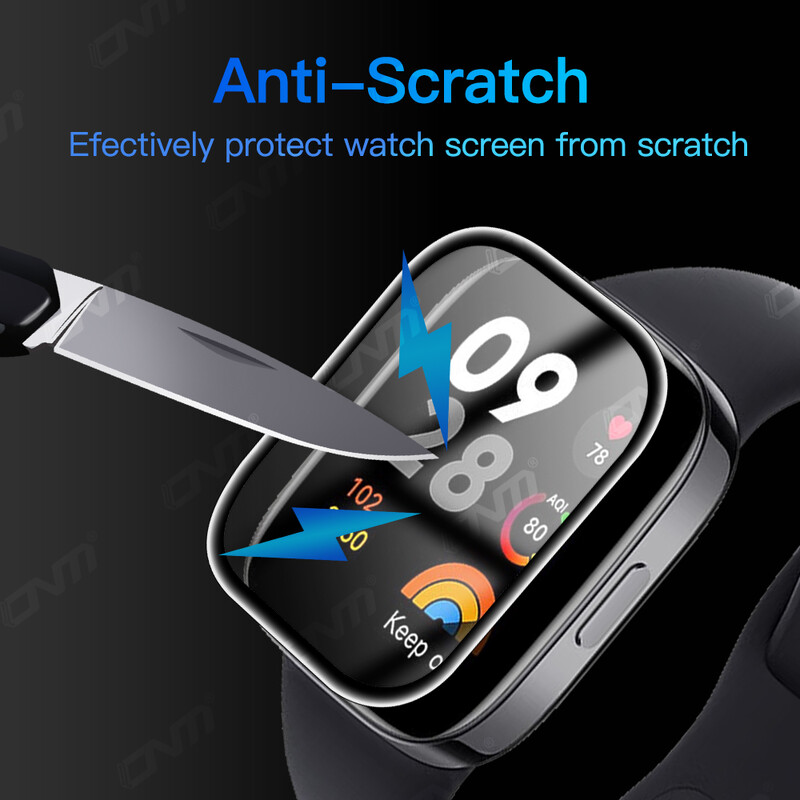 Film protector moale 5D pentru Xiaomi Redmi Watch 3 Protector de ecran HD pentru Redmi Watch 3 Accesorii pentru ceasuri inteligente (nu sticla)