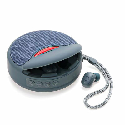 TG808 Mini juhtmeta Bluetooth-kõlar Juhtmeta kõrvaklapid Kaks-ühes TWS Subwoofer Stereo Käed-vabad Multifunktsionaalne / TF-kaart / FM