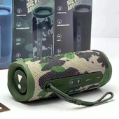 Flip 6 Αδιάβροχο φορητό ηχείο Bluetooth Ισχυρό μπάσο ήχου PX7 αδιάβροχο καμουφλάζ Πράσινο Caixa De Som Music Box Flip6
