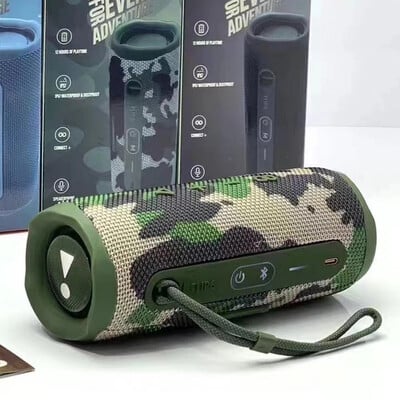 Flip 6 Difuzor Bluetooth portabil rezistent la apa Sunet puternic Bas PX7 Camuflaj rezistent la apa Verde Caixa De Som Cutie muzicala Flip6
