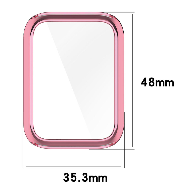Carcasa TPU placata pentru Xiaomi Band 8 Pro 7 Pro Smart Band Protector de ecran din sticla securizata cu acoperire completa pentru husa Xiaomi Band 8 Pro