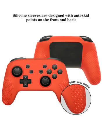 DATA FROG Soft Silicone Case Compatible-Nintendo Switch Pro Controller Protective Skin Cover Grips Caps for Switch Pro